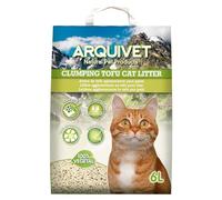 Arena de Tofu para Gatos 6 L - Pack 6 Unidades - Aglomerante y Absorbente