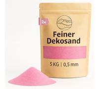 Arena decorativa rosa 10 kg - Piedras decorativas finas para jarrones, vasos, decoración de mesa y floristería
