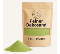 Arena decorativa verde manzana 5 kg - Piedras decorativas finas para jarrones, vasos, decoración de mesa y floristería