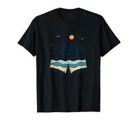 Arena en mis Pantalones: Humor de Vacaciones de Verano en la Playa Camiseta, Hombre, Negro, 4XL