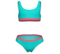 Arena essentials bralette bikini girls water/calypso coral 140cm
