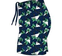 Arena M Fantasy Short Swim Trunks, Mens, Navy-White-Green, XXL