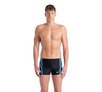 ARENA Feel Graphic Short Bañador Hombre de Tejido Elástico para Mar y Piscina, Tejido Maxfit Eco Resistente al Cloro y al Agua Salada, Bañador con Forro Frontal