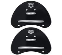 arena Finger Paddle Elite Tabla de Natación, Accesorio de Entrenamiento para Piscinas, Tabla de Natación con Correas Ajustables, Palmas Descubiertas