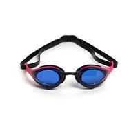 ARENA Gafas de natación de competición unisex Cobra Edge Swipe antivaho para hombres y mujeres, lente de policarbonato sin espejo, azul violeta/rosa/negro