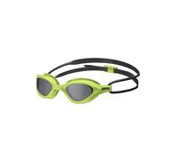 ARENA Gafas de natación unisex 365 para nadadores de fitness, cómodas, antivaho, diseño hermético, lente sin espejo, para hombres y mujeres, humo/lima/negro