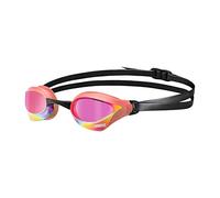 Arena Gafas de natación unisex Cobra Core Swipe antivaho para hombres y mujeres, lente de espejo de policarbonato, violeta/coral