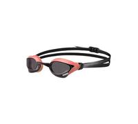 Arena Gafas de natación unisex Cobra Core Swipe antivaho para hombres y mujeres, lentes de policarbonato sin espejo, humo/coral