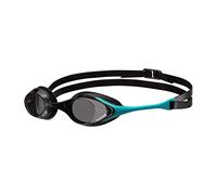 ARENA Gafas de natación unisex Cobra Swipe Racing para hombres y mujeres, de policarbonato, lente sin espejo, diseño hidrodinámico, ahumado/pavo real