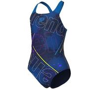 Arena girls galactics swimsuit swim pro back navy/blue river 116cm