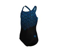 Arena - Girl'S KIKKO V Swimsuit Swim Pro Back, Completo Chicas, Black-Blue China,