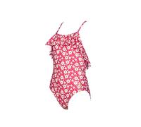 ARENA Girls' Swimsuit Lightcross Back Allover Intero, Niñas, Freak Rose Multi, 10-11 Anni