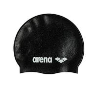 Arena Gorro clásico de natación Unisex de Silicona Reciclado para Mujeres y Hombres, Entrenamiento intensivo y Carreras, cómodo, para Pelo Largo, Negro y Multicolor