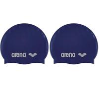 Arena Gorro de natación clásico unisex de silicona suave para entrenamiento intensivo, cómodo, antideslizante, gorro de natación para pelo largo
