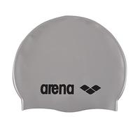 Arena Gorro de natación clásico unisex de silicona suave para entrenamiento intensivo, cómodo, antideslizante, gorro de natación para pelo largo