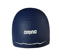 Arena Gorro de natación de Silicona Aquaforce para Hombre y Mujer, Rendimiento hidrodinámico competitivo intensivo, Color Azul Marino, Talla XL