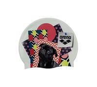 Arena Gorro de natación de Silicona HD Unisex para Adultos, Entrenamiento y Carreras, 100% Silicona, sin Arrugas, Ubie