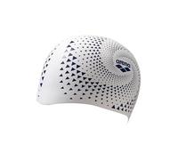 Arena Gorro de natación Reversible Unisex para Adultos, para Hombres y Mujeres, 2 en 1, de Silicona, Impermeable, Ajuste cómodo, Color Azul Marino/Espuma de mar, Talla única