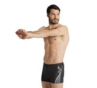 Arena Graphic Bañador corto para hombre, Negro/Blanco, 85