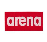 ARENA Gym Soft Towel - Toalla de algodón, Color Rojo/Blanco,100 x 50 cm