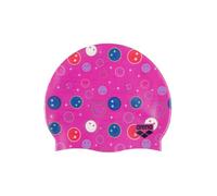 Arena HD Gorro de natación unisex de silicona elástica para adultos, entrenamiento, deportes acuáticos, fitness, accesorios de natación, protección contra el cloro, gorro para piscina, contorno, talla