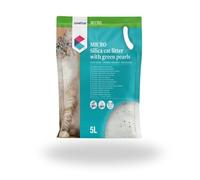 Arena higienica para Gatos | Micro Silice Verde | Cover TRUS Bolsa de 5 litros
