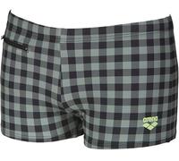 arena Hombres SMALL Checks Short Bañador, Bañador Shorts, Black-army DE 7