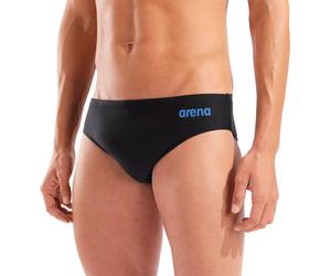Arena hyperflow men's solid swim briefs black / blue cosmo xl - uk38