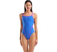 Arena hyperflow women's solid double cross back blue / purple xs -