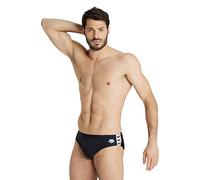 Arena Icons Solid Bañador slip para hombre, Negro, 80
