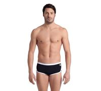 Arena Icons Solid Bañador slip para hombre, Negro/Blanco, 90
