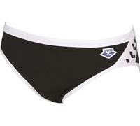 Arena icons swim brief solid black/white xl - uk38