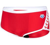 Arena icons swim low waist short solid red/white m - uk34