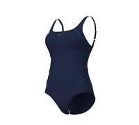 Arena Jewel Low - Bañador de una Pieza para Mujer con Copa C, Moldeador Bodylift, tecnología Power Mesh y Tejido Sensitive Fit Resistente al Cloro