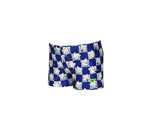 ARENA Kids Boy's Friends Swim Short Allover Pantalones Cortos, niños y niñas, Royal Multi, 1-2 Años