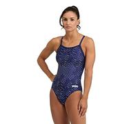Arena Kikko Bañador, Azul Marino/Azul Marino Multi, 32 para Mujer