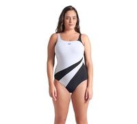 Arena Liliana U Back Traje de Baño de una Pieza para Mujer, Copa B, Bañador Moldeador, Tecnología de Power Mesh y Tejido Resistente al Cloro, Copas Extraíbles y Tirantes Ajustables