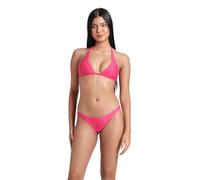 Arena Losange Bikini Mujer Triangular, Traje de Baño en Tejido Elástico Reciclado de Secado Rápido, Bikini para Playa y Piscina con Copas Extraíbles, Top y Braguitas con Lazos