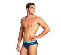ARENA M Fundamentals Borders Brief, Calzoncillos de natación de los Hombres, Navy-MARTINICA, 6