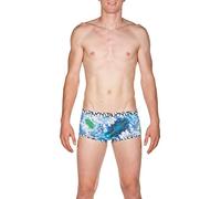 ARENA M Upside Down Low Waist Short Shorts, Hombre, White-Multi, 60