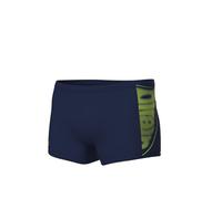 Arena Men's Bright Glare Swim Short Bañador Corto, Navy-Artic Lime, 52