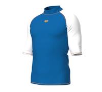 Arena Men's Rash Vest S/S Graphic Top, Blue China-White, L