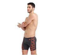 Arena Men's Swim Mid Jammer Graphic Asphalt Talla: 100 | Bañadores Outlet | Hombre |