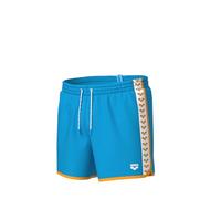 Arena Men's Team Stripe Beach Short Playa, Turquoise-Parrot-White, XL