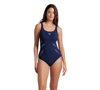 Arena Milena - Traje de baño para Mujer, con Copa C, Control de Abdomen, Traje de baño de una Pieza, Azul Marino, Talla 36, Azul Marino, 64