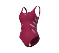 Arena Milena Wing Back Traje de Baño de una Pieza para Mujer, Copa B, Bañador Moldeador, Tecnología de Power Mesh y Tejido Sensitive Resistente al Cloro, Copas Fijas y Tirantes Ajustables
