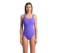 Arena Milena Wing Back Traje de Baño de una Pieza para Mujer, Copa B, Bañador Moldeador, Tecnología de Power Mesh y Tejido Sensitive Resistente al Cloro, Copas Fijas y Tirantes Ajustables