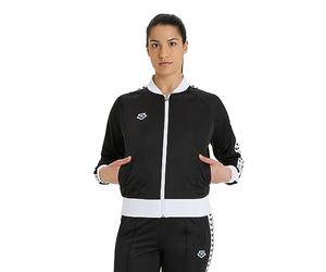 Arena Mujer Icons Relax IV Team Chaqueta Not Applicable, Black/White/Black, S