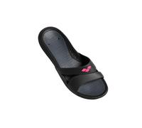 Arena Nina Chanclas para mujer, Black-Dark/Gris-Negro, 40