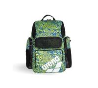 Arena One Go - Mochila Deportiva para Nadadores, Atletas, Gimnasio, Multideporte, Equipo de Entrenamiento, Bolsa de natación para Hombres y Mujeres, 45 litros, Estampado de Piel de Serpiente Verde